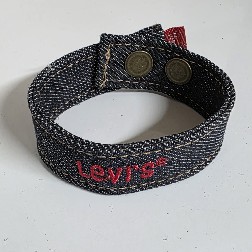 Rare Levi Jeans Denium Bracelet